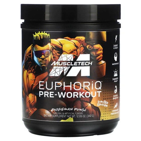 Limited Edition, Euphoriq, Pre-Workout, Boogieman Punch, 12.06 oz (342 g)