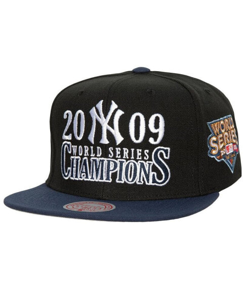 Men's Black New York Yankees World Series Champs Snapback Hat