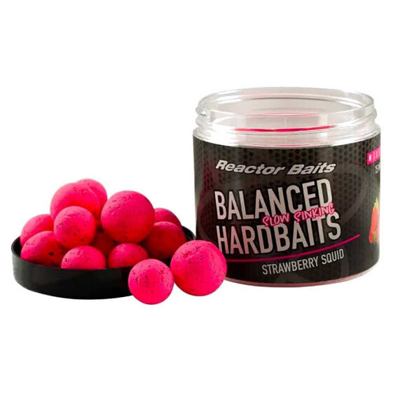 REACTOR BAITS Balanced Hardbaits 80g Strawberry&Squid Boilie