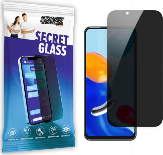 GrizzGlass Szkło prywatyzujące GrizzGlass SecretGlass Xiaomi Redmi Note 11T Pro+