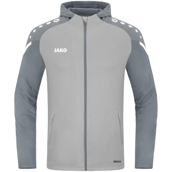 Jako Kapuzenjacke Performance M Soft Grey/Steingrau