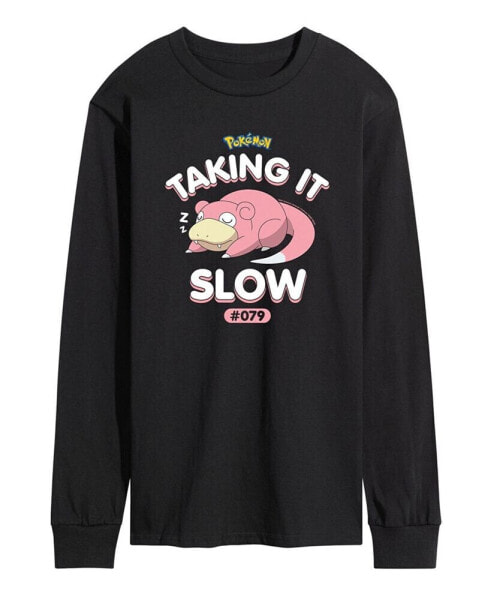 Men's Pokemon Taking It Slow Long Sleeve T-shirt