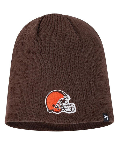 Men's Brown Cleveland Browns Primary Beanie