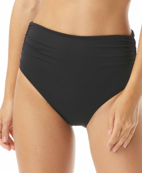 Carmen Marc Valvo 285208 High-Waist Convertible Tummy Control Bikini Bottoms, LG