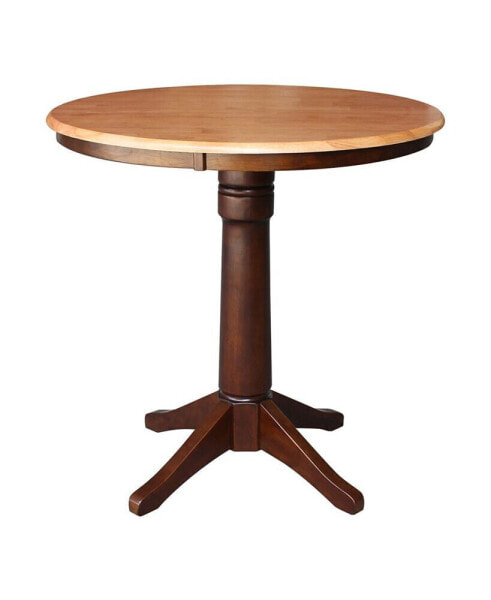 36" Round Top Pedestal Table - 34.9"H