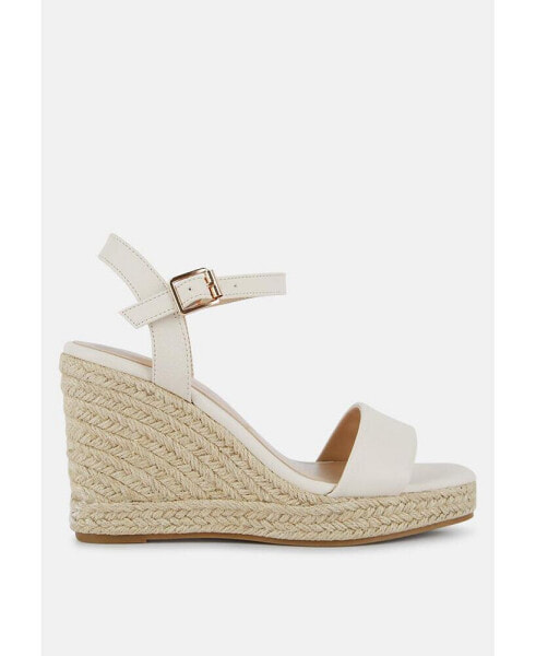 augie woven wedge sandals