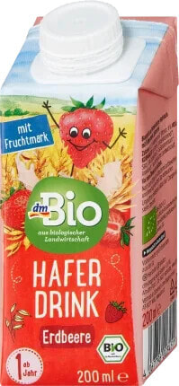 Haferdrink Erdbeere ab 1 Jahr, 200 ml