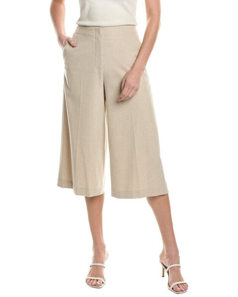 Lafayette 148 New York Ryerson Wool & Cashmere-Blend Culotte Women's Beige 2