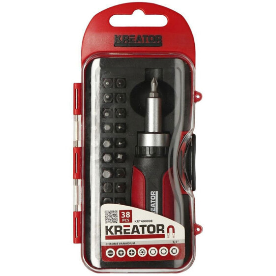 KREATOR Ratchet Screwdriver Kit 38 Pieces