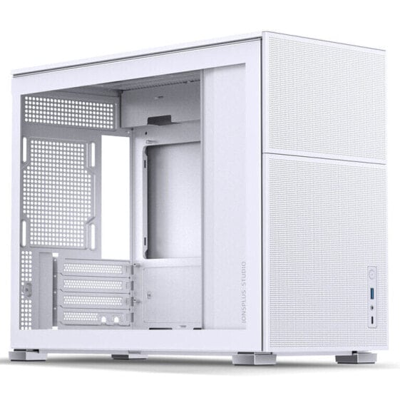 Jonsbo D31 MESH Micro-ATX Gehäuse, Tempered Glass - weiß