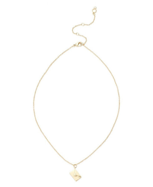 Kleinfeld gold-Tone LOVE Letter Pendant Necklace