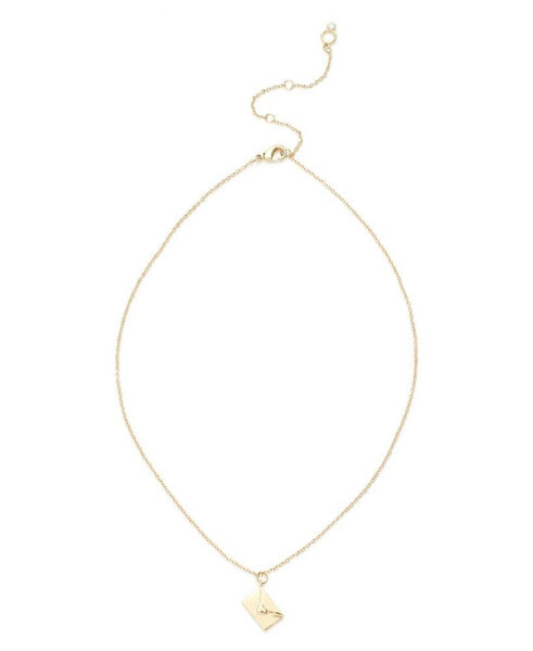 Gold-Tone LOVE Letter Pendant Necklace