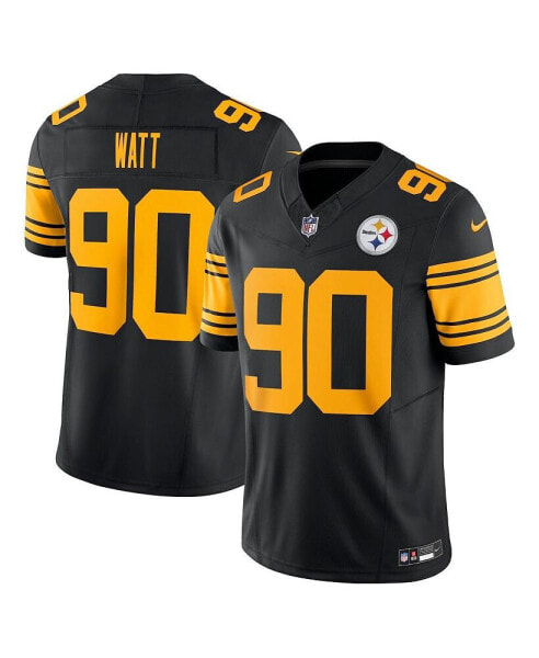 Men's T.J. Watt Black Pittsburgh Steelers Vapor F.U.S.E. Limited Alternate 2 Jersey