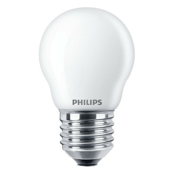 Светодиодная лампа Philips Белая F 40 Вт 4,3 Вт E27 470 люмен 4,5 x 7,8 см (4000 K)