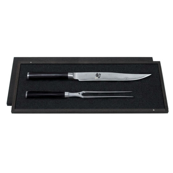 Набор ножей KAI Europe DMS-200 - Чехол для ножей и кухонной посуды - Сталь - Дерево - Нержавеющая сталь - Черный - Япония