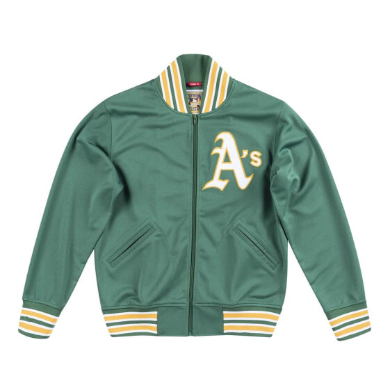 MITCHELL & NESS MLB BATTING PRACTICE JACKET OAKLAND ATHLETICS 91