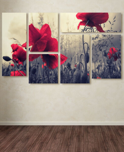 Philippe Sainte-Laudy 'Red For Love' Multi-Panel Wall Art Set, 12" x 18"