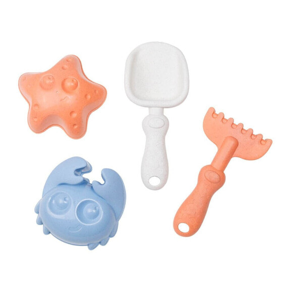 EUREKAKIDS Beach. sand and water toy set - 4 pieces