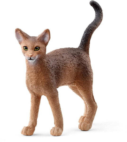 Игровая фигурка Schleich Abyssinian Cat 13964 Wild Life (Дикая природа)
