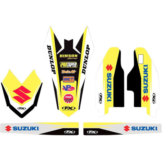 FACTORY EFFEX Suzuki RM-Z 450 18 21-50432 Graphic Kit