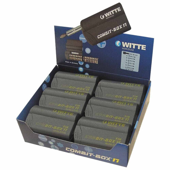 WITTE Combit-Box Building Screwdriver Tips 17 Units