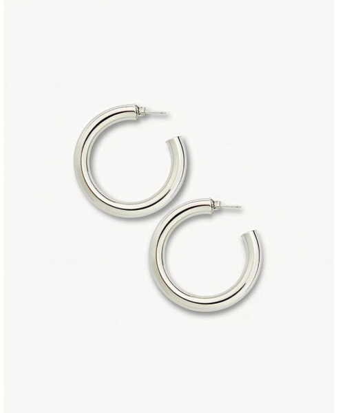 Серебристые серьги Perfect Hoops от Machete 1,5 дюйма