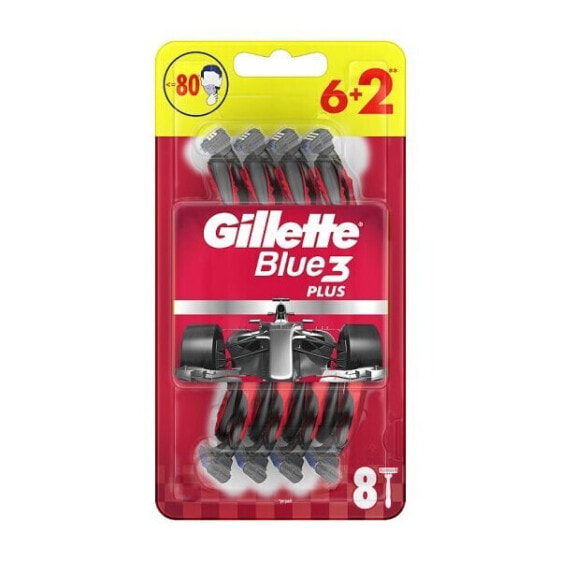 Disposable razors Blue 3 Plus 6+2 pcs