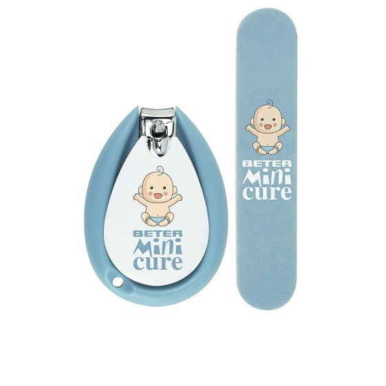 MINI CURE CUIDADO UÑAS BEBÉS AZUL set 2 pz