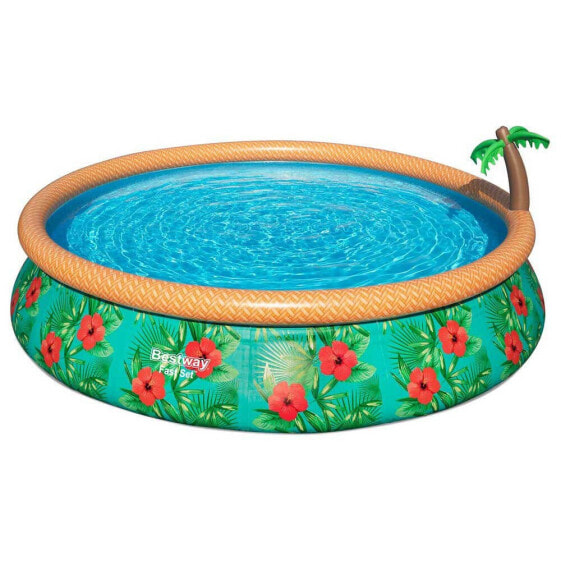 BESTWAY Paradise Palms 457x 84 cm Round Inflatable Pool