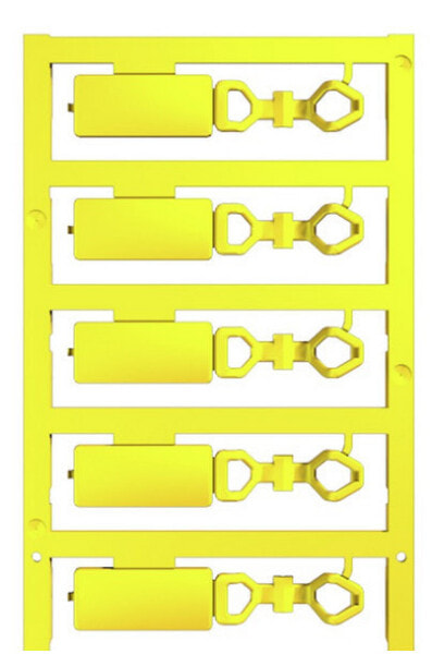 Weidmüller DMC 12/27 MC NE GE - Terminal block markers - 50 pc(s) - Polyamide - Yellow - -40 - 100 °C - V2