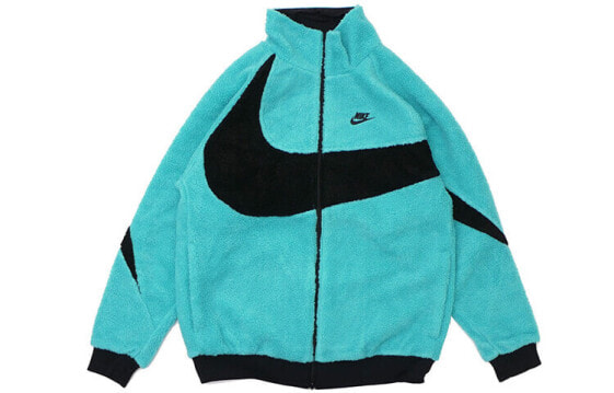 Nike Big Swoosh 大Logo 双面夹克摇粒绒外套 限定款 男款 蓝色 送礼推荐 / Куртка Nike Big Swoosh BQ6546-301