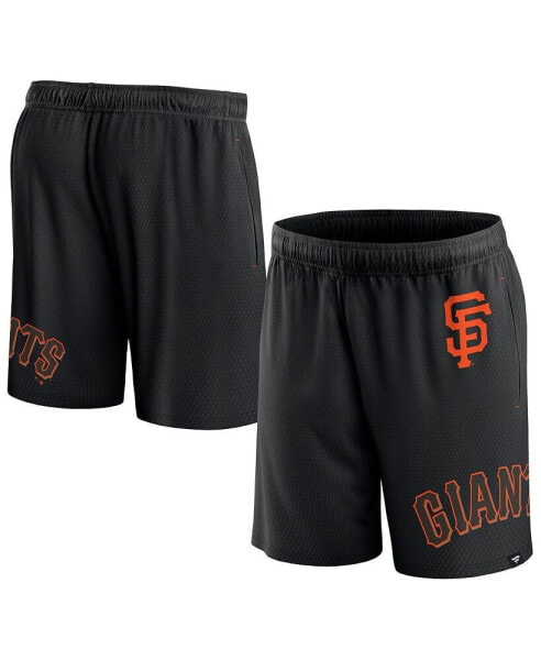 Men's Black San Francisco Giants Clincher Mesh Shorts