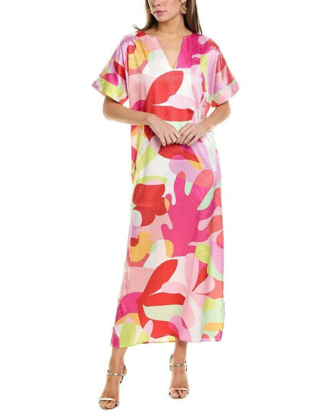 Crosby By Mollie Burch Shep Caftan Women's Pink Xs