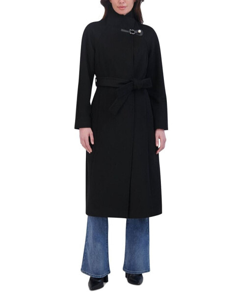 Women's Wing-Collar Embellished Toggle Coat