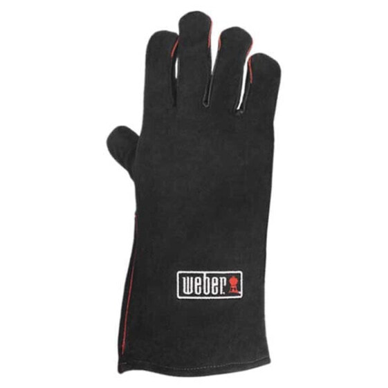 WEBER Leather Barbecue Gloves