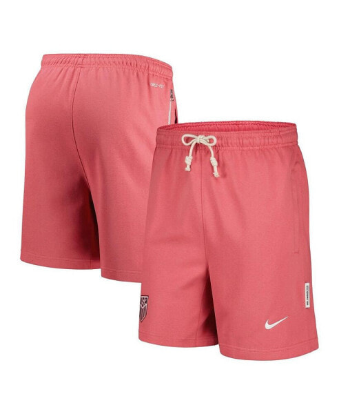 Men's Pink USMNT Standard Issue Fleece Performance Shorts