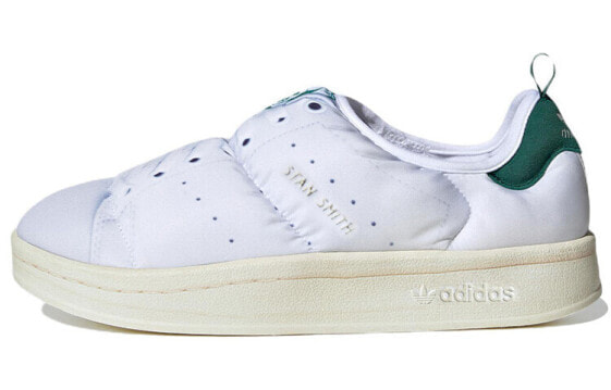 Кроссовки Adidas originals Puffylette HP6699 Легкие и износостойкие, низкие, для спорта и отдыха, унисекс, бело-зеленые