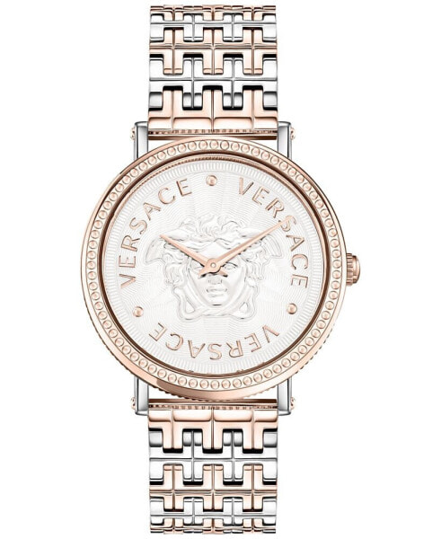 Women's Swiss V-Dollar Two-Tone Bracelet Watch 37mm