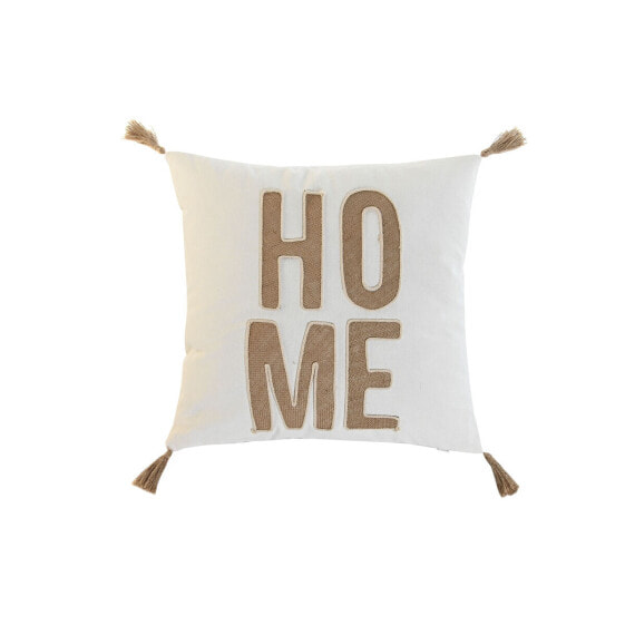 Cushion Home ESPRIT Beige Natural Boho 45 x 5 x 45 cm