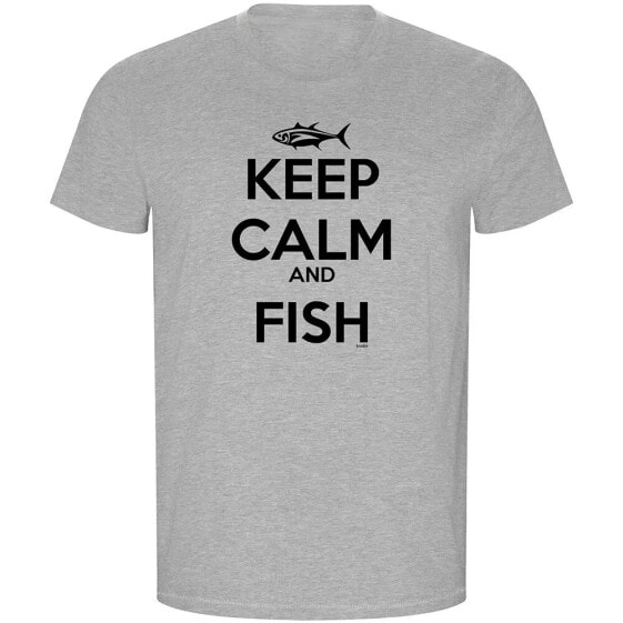 KRUSKIS Keep Calm And Fish ECO short sleeve T-shirt