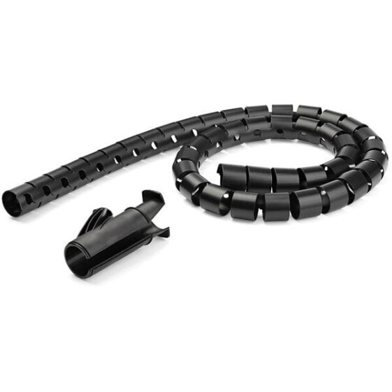 StarTech.com 2.5 m (8.2 ft.) Cable-Management Sleeve - Spiral - 45 mm (1.8 in.) Diameter - Cable sleeve - Polyethylene (PE) - Black