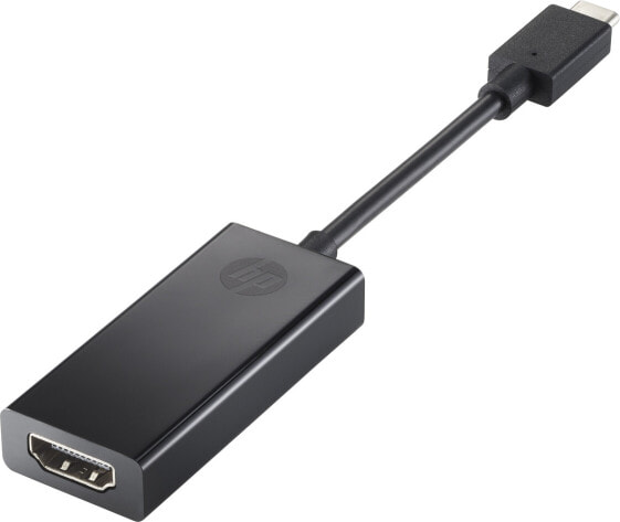 HP USB-C to HDMI 2.0, Black, 111.2 mm, 44.2 mm, 17.1 mm, 31 g