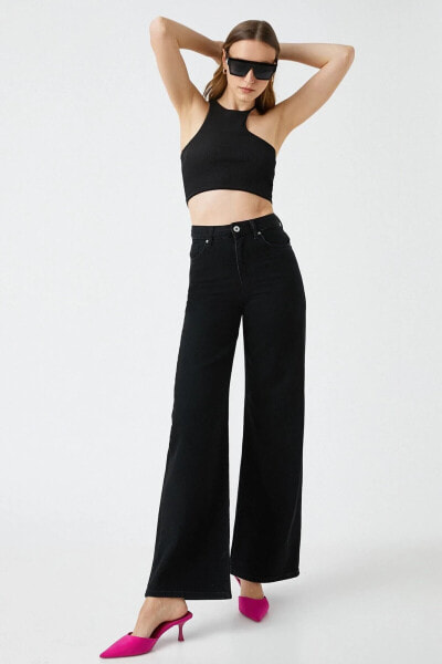 Wide Leg Kot Pantolon - Bianca Jeans