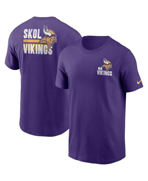 Men's Purple Minnesota Vikings Blitz Essential T-shirt