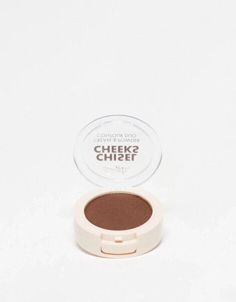 Barry M Chisel Cheeks Cream & Powder Contour Duo - Deep