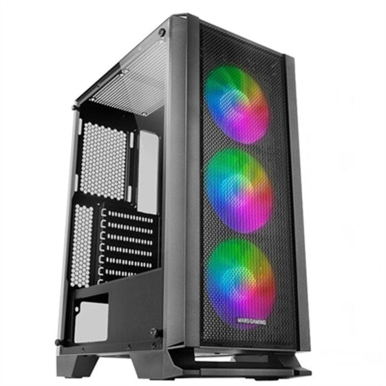 ATX Semi-tower Box Mars Gaming MCC Black RGB