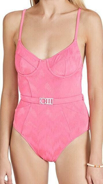 Solid&Striped 279884 Women's Swimwear The spencer belt One-piece, Tonal pink, XS