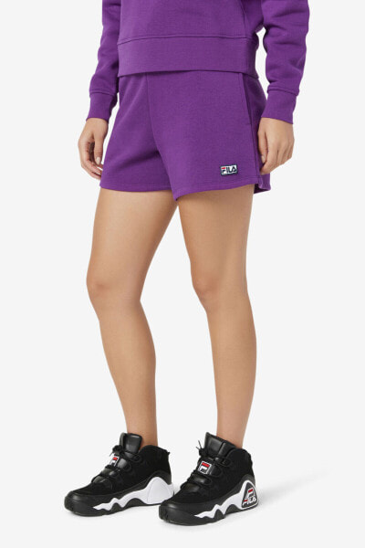 Fila 289354 Womens Diara High Rise Short size XL Purple