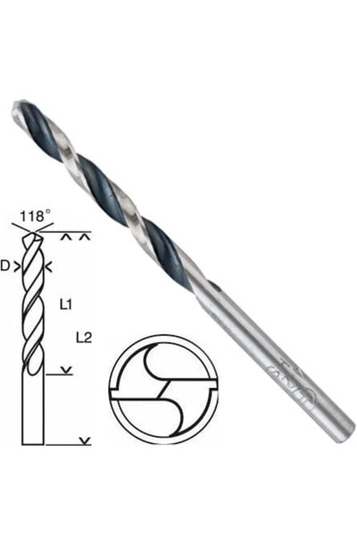 Hss Pointteq Matkap Uç Metal 6.5x63x101mm