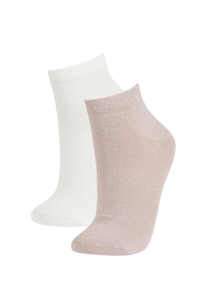 Kadın 2'li Pamuklu Uzun Çorap B2488axns